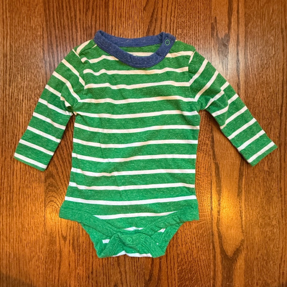 Primary Striped Onesie 3-6 Months